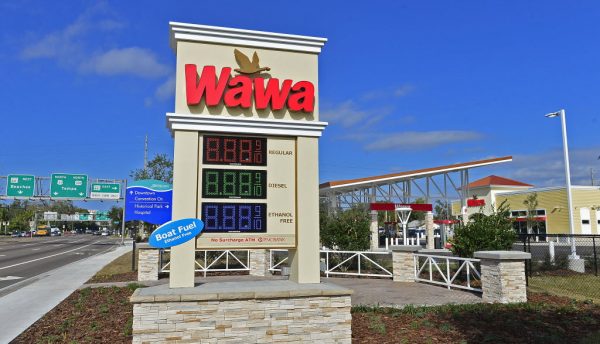 Multi-location signage rollout program for national retail and convenience store brands