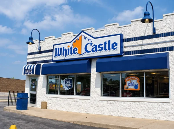 White Castle restaurant exterior signage by Thomas Sign