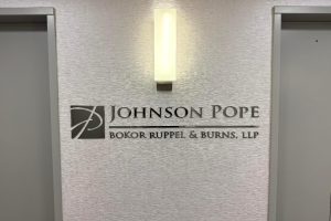 Polished stainless steel FCO letters